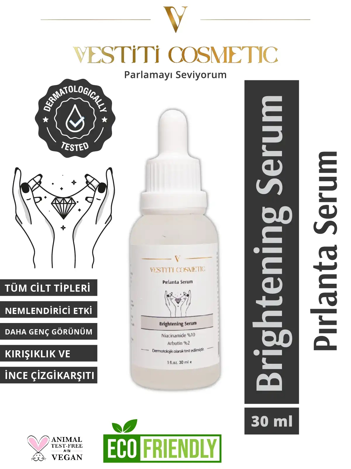 AHA BHA Tonik - Brightening Serum - C Vitamini Serum 3’lü Set