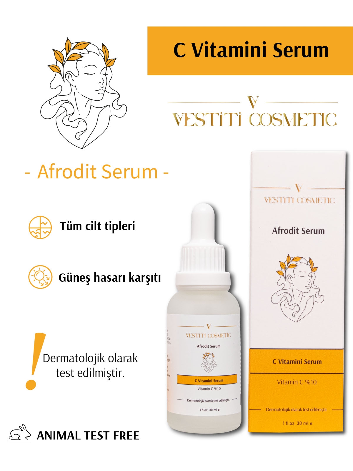 AFRODİT SERUM Vitamin C %10 Serum