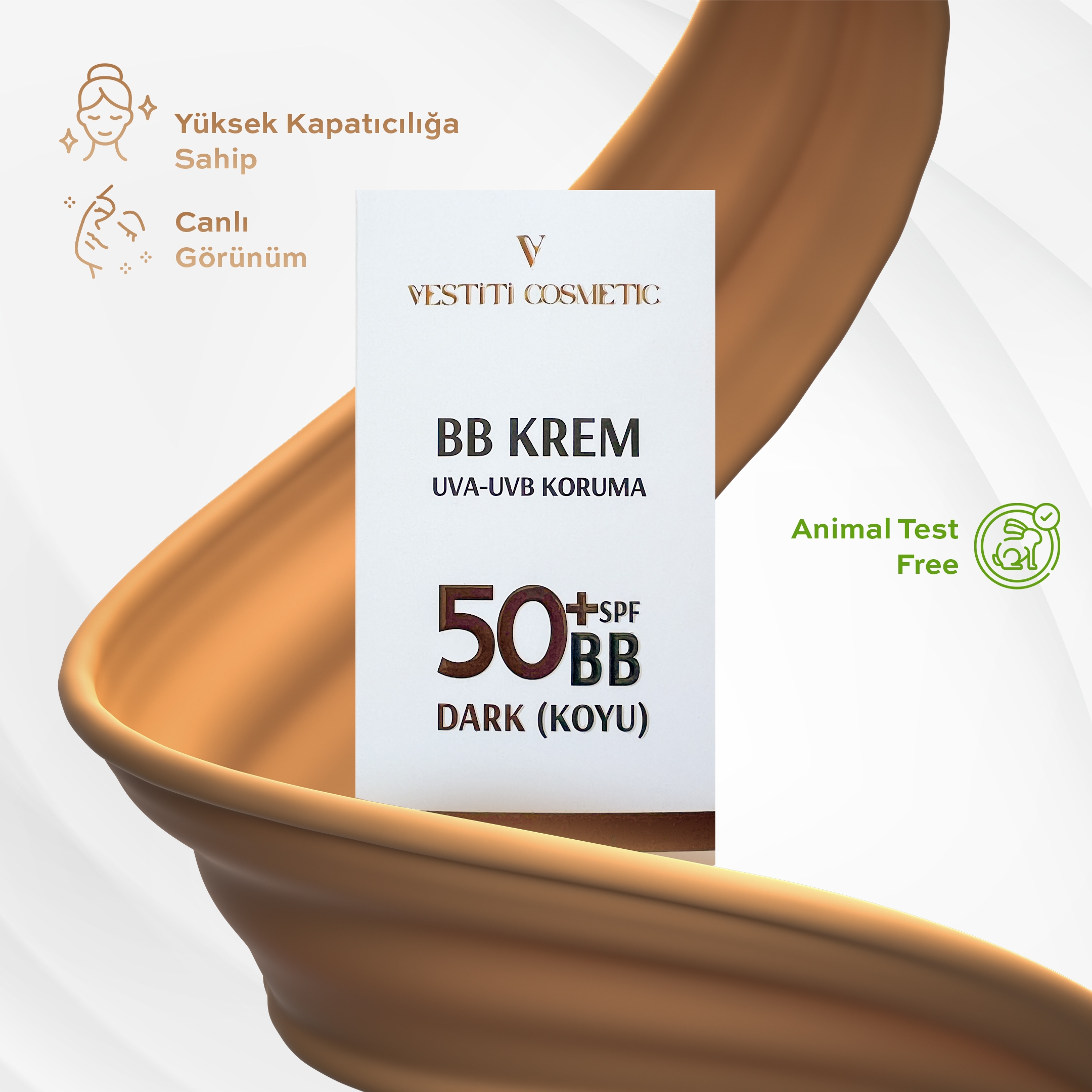 BB Krem Koyu (DARK)+50 SPF 
