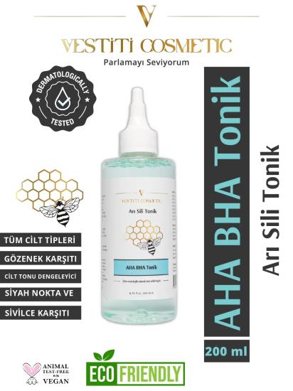 AHA BHA Tonik - C Vitamini Serum - Anti Aging Serum 3’lü Set